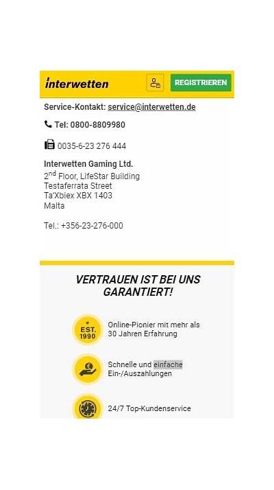 Contact Interwetten Austria for Support and Customer Service Inquiries